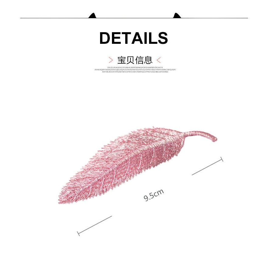 Kẹp Tóc Nữ Thiết Kế Hình Lá Đơn Giản