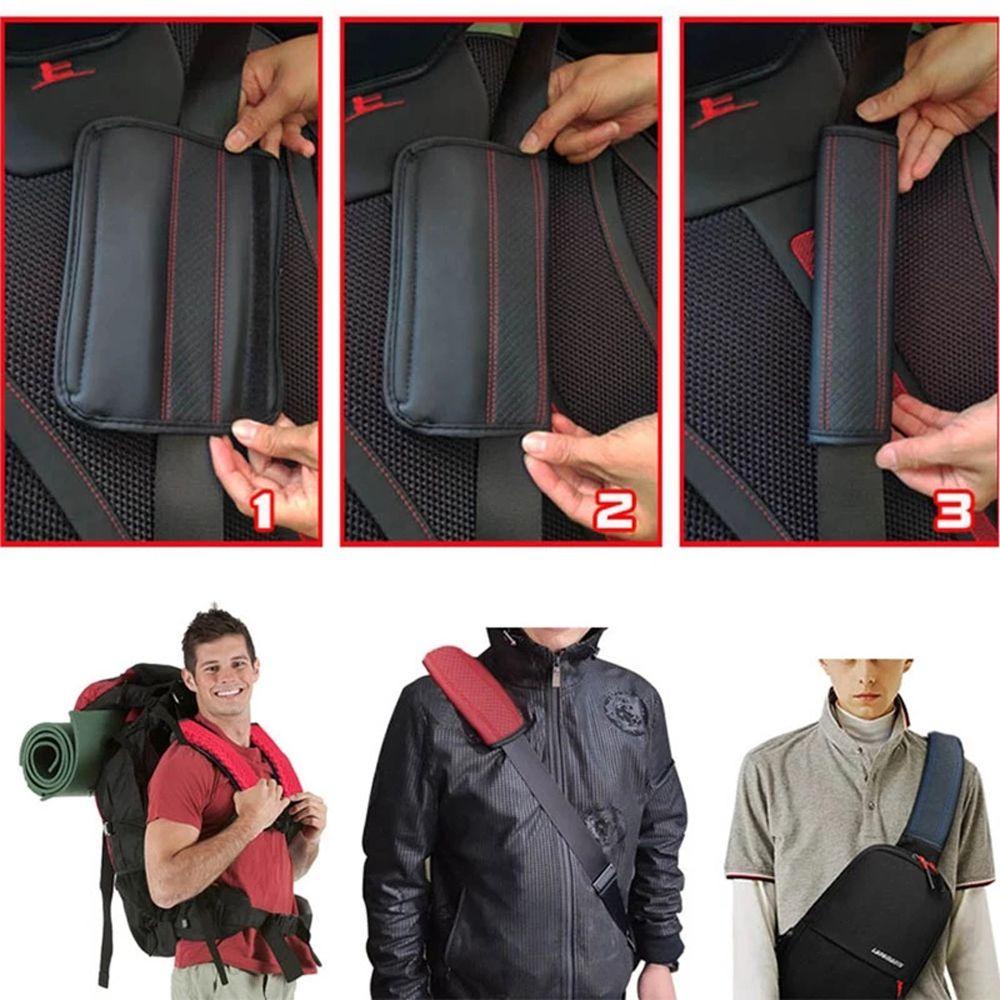 Đệm Bọc Dây Đai An Toàn Xe Hơi REBUY1 Bằng Da Pu Thoáng Khí