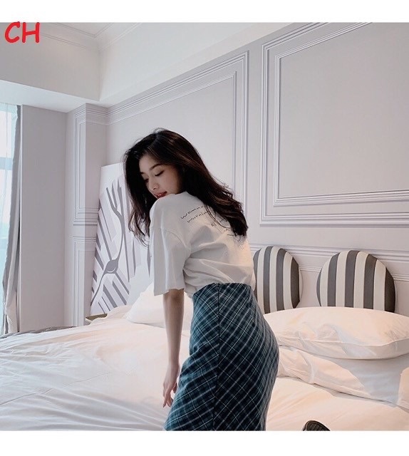 Áo chữ nhỏ in lưng CH12