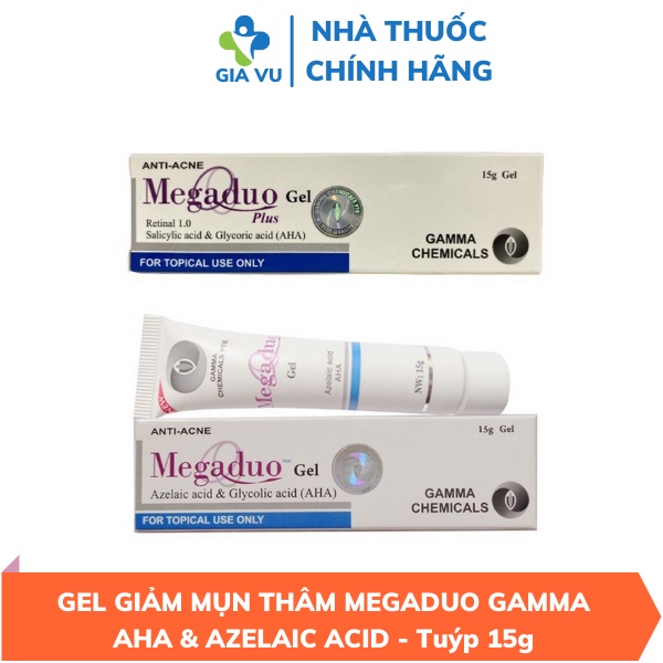 Megaduo Gel Giảm Ẩn, Giảm Thâm Gamma AHA và Plus Retinal Tuýp 15 gram