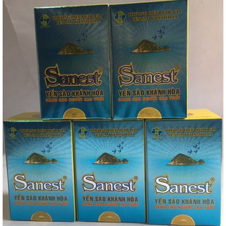 Combo 5 hũ nước Yến Sào Khánh Hòa Sanest dành cho người cao tuổi lọ 70ml, nước yến