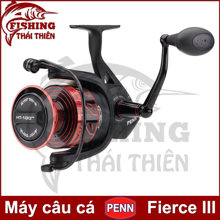 Máy câu cá Penn Fierce III 4000, 5000, 6000 máy câu cá tra, câu sông câu biển