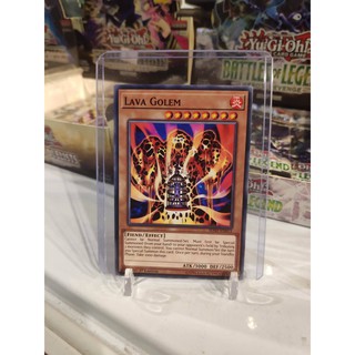 Lá bài thẻ bài Yugioh Lava Golem - Tặng bọc bài nhựa bảo quản