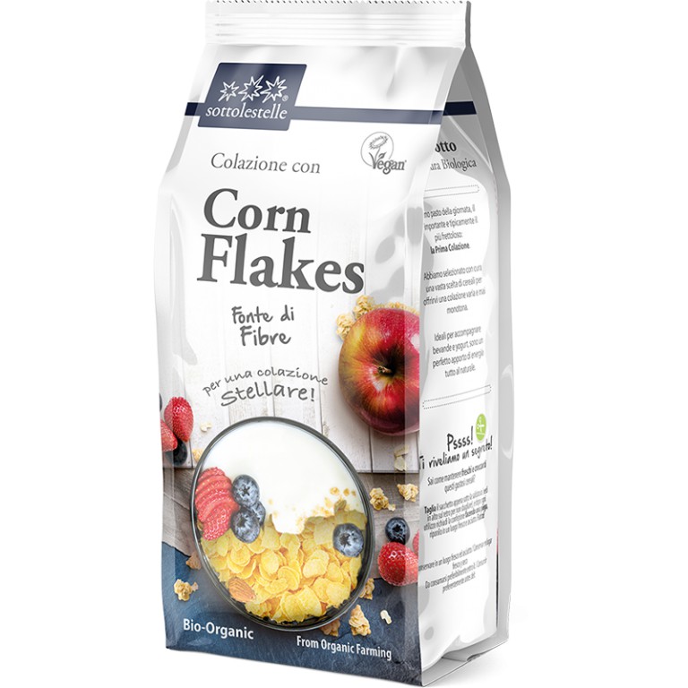 Ngũ cốc hữu cơ bắp ngô cán dẹp Sottolestelle 275g Corn Flakes