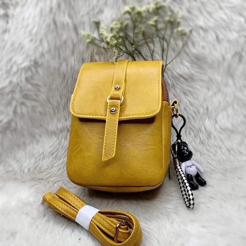 TÚI ĐIỆN THOẠI THỜI TRANG TÚI ĐEO CHÉO NỮ HADAS PHONG CÁCH HÀN QUỐC HÀNG LOẠI 1 (TẶNG GẤU) TDTGAU + ảnh thật