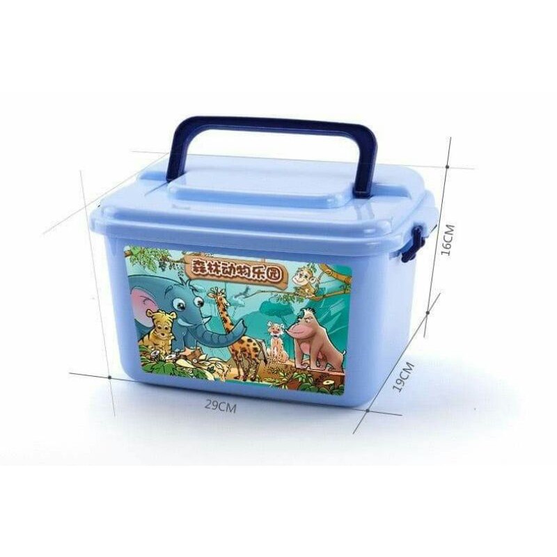 Bộ đồ chơi con vật rừng cho bé 58 cho tiết_Hàng chuẩn cty có barcode và thùng carton nsx