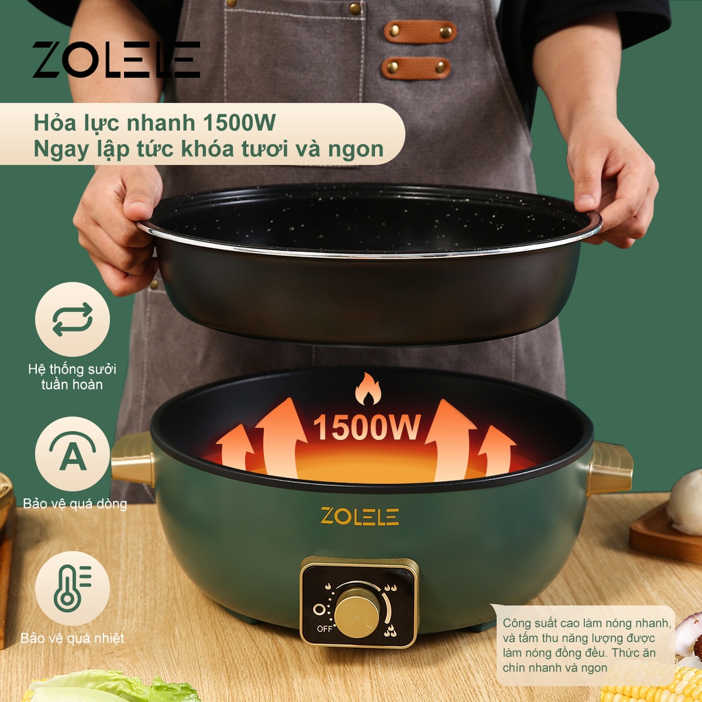 Nồi nấu canh đa năng ZOLELE ZC300 6L 600W