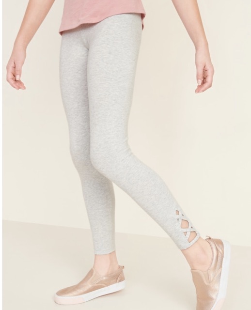 Quần Legging Bé Gái 4 đến 16 tuổi vnxk ống đan