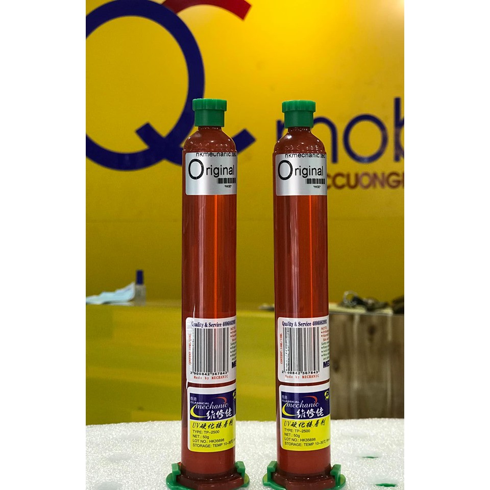 Keo nước UV Mechanic không pha tạp chất