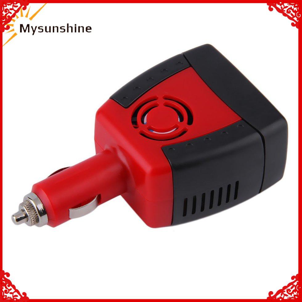 Bộ Chuyển Đổi Nguồn Điện 150w 12v Dc Sang 220v Ac Cho Xe Hơi