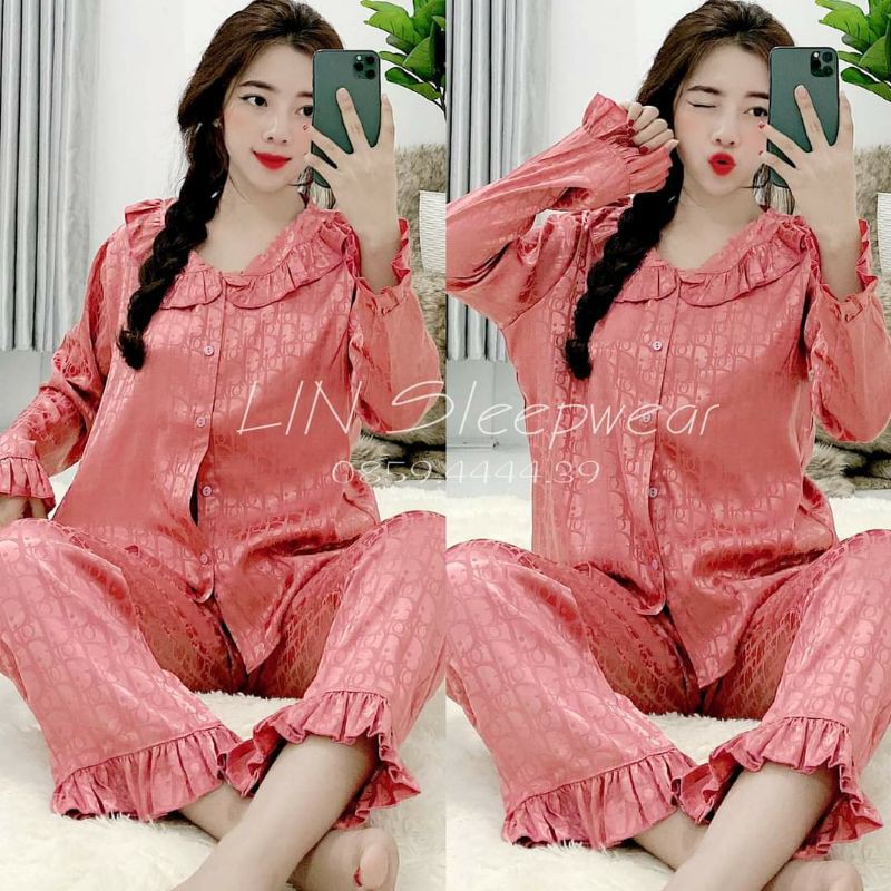 PIJAMA ĐỒ BỘ CAO CẤP CHẤT LỤA GẤM CỰC XỊN MẪU THIẾT KẾ ĐỘC QUYỀN - SHOP DƯƠNG XUÂN