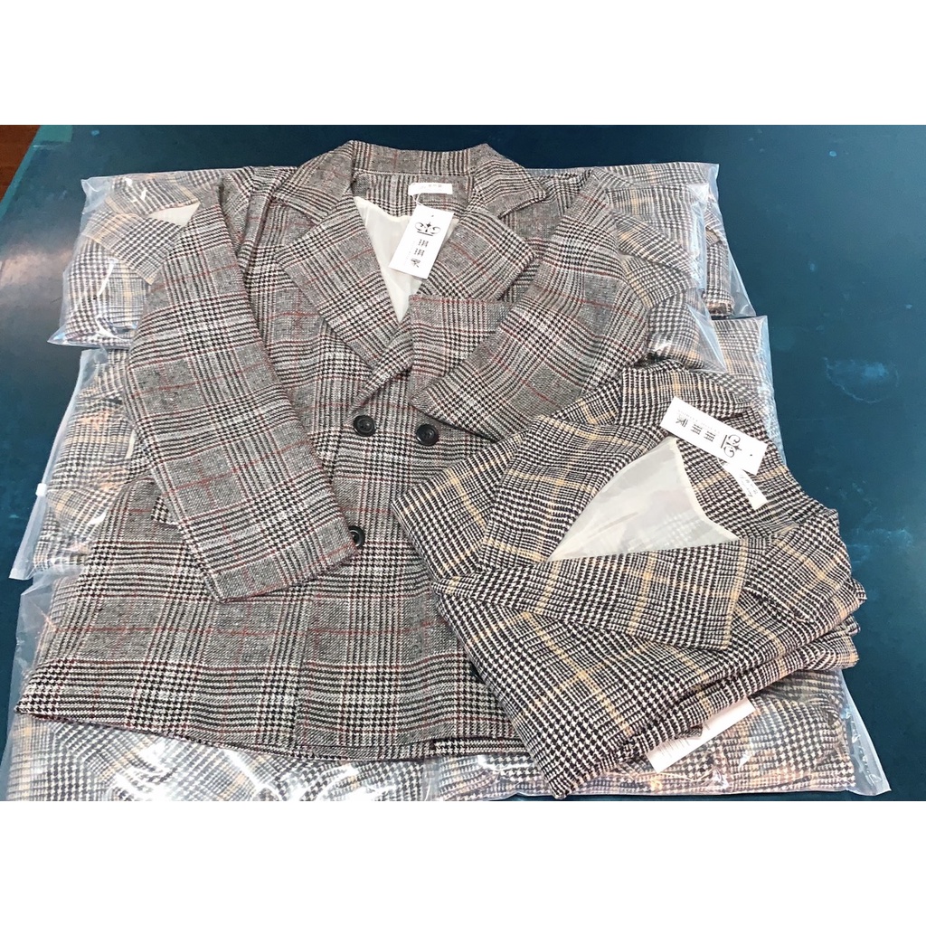 {vintagevn} áo blazer dạ kẻ blazer loại 1 freeship | BigBuy360 - bigbuy360.vn