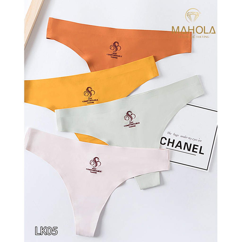Quần lọt khe su họa tiết trơn cao cấp Mahola LK05