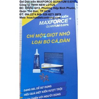 Gel Diệt Kiến MAXFORCE QUANTUM 0.03% (BAYER)