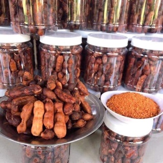 Me lào chấm muối tôm 50k/ hộp 500g