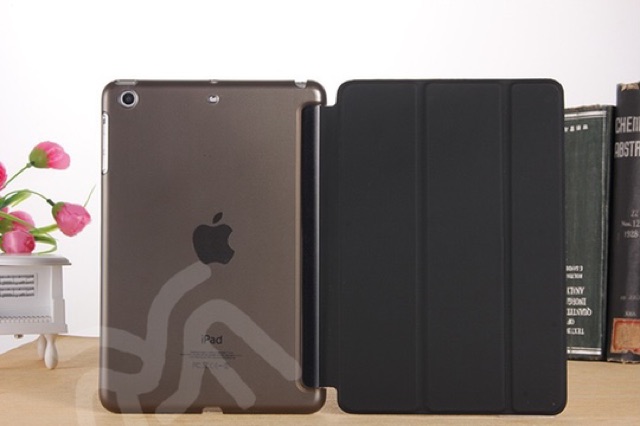 Bao da iPad, Ốp lưng Đen Trong Mờ chắc chắn chất liệu mới - case Mini 1/2/3/4/5 Air 4 9.7 Pro 10.2 10.5 inch (AB08)