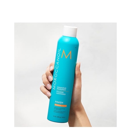 Gôm Xịt Giữ Nếp Tóc Linh Hoạt Moroccanoil Finish Strong Luminous Chính Hãng - 330ml