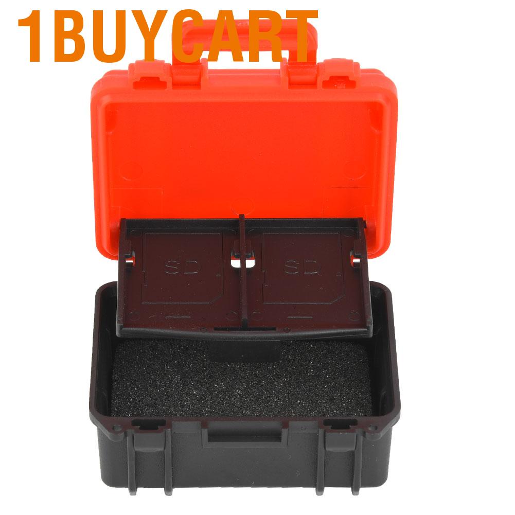 Hộp đựng pin máy ảnh kèm ngăn giữ thẻ nhớ bằng nhựa ABS cho Canon P-E6