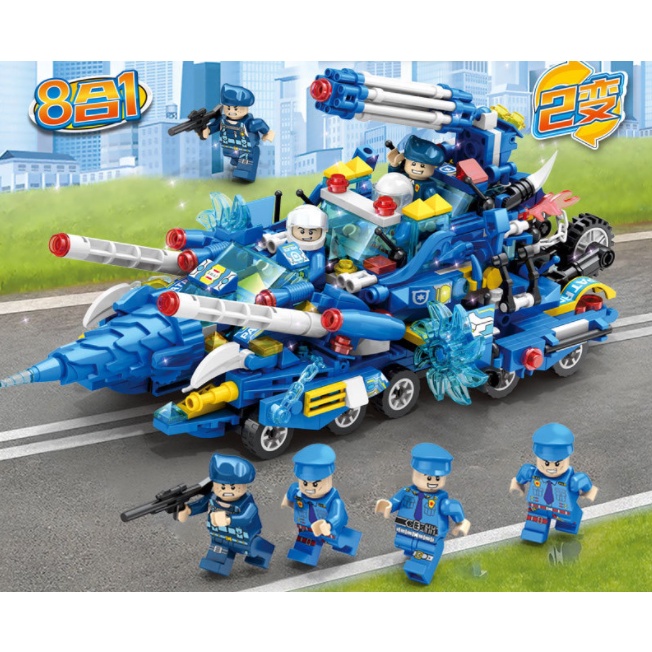 Đồ Chơi Trí Tuệ - Mô Hình Đồ Chơi Lắp Ráp Lego XE CẢNH SÁT
