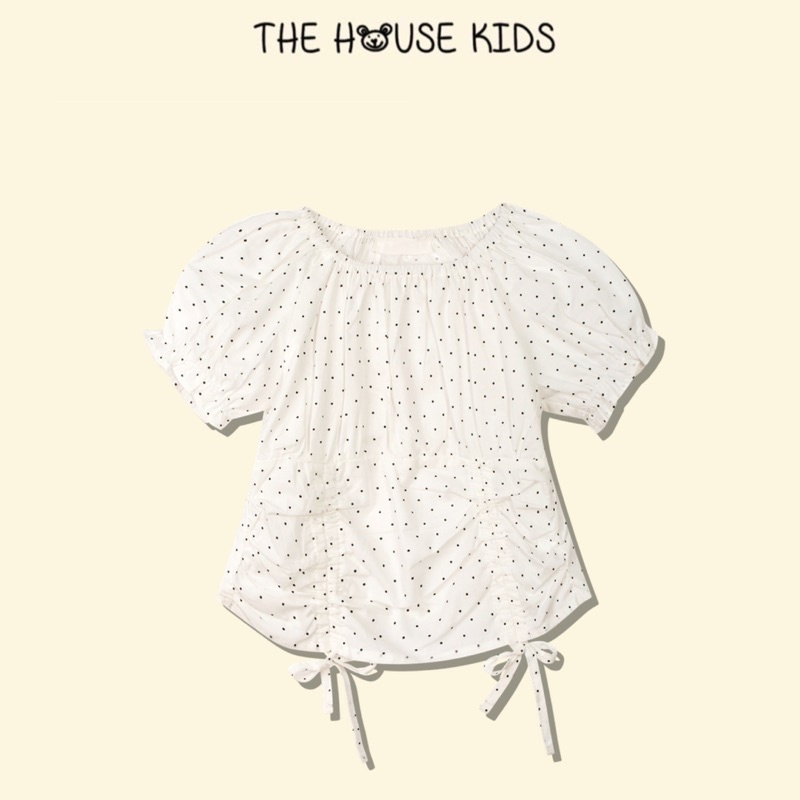 Áo Nhúm Cho Bé Gái Hoạ Tiết THE HOUSE KIDS Trơn