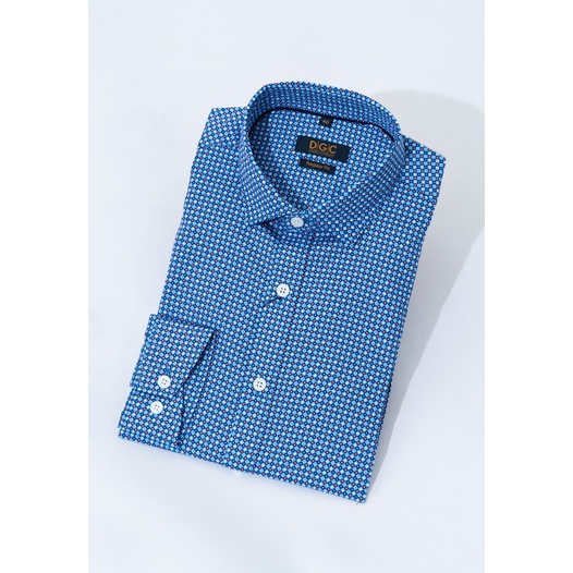 Áo Sơ Mi Nam Tay Dài Cao Cấp Kẻ Họa Tiết DGCs - SASDCB03M-S