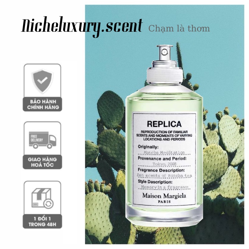 🅽🅸🅲🅷🅴 - Nước hoa unisex  𝐑𝐄𝐏𝐋𝐈𝐂𝐀 Matcha Meditation - 10ml