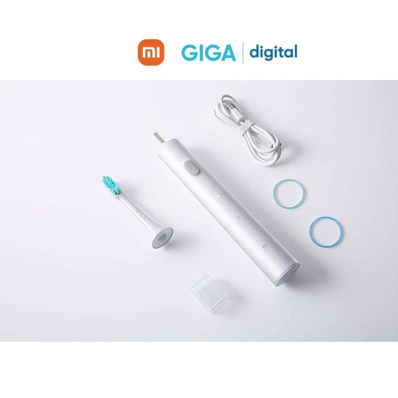 Bàn chải điện Xiaomi Mijia T300 Sonic - Bàn chải đánh răng pin sạc kháng nước IPX7 bảo vệ nướu