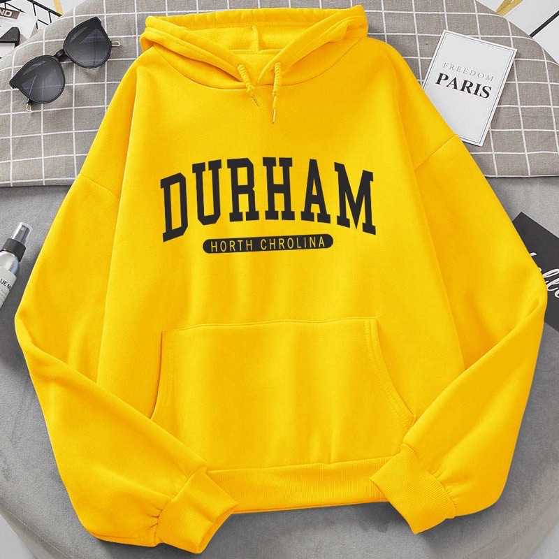 ÁO HOODIE NỈ UNISEX DURHAM , NAM NỮ ĐỂU MẶC ĐƯỢC (nhiều màu nhiều size)