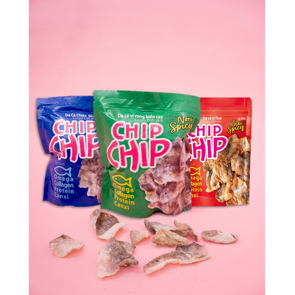 Snack Da Cá Chiên Giòn 3 VỊ