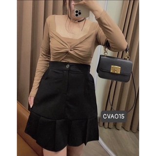 CV015 Chân váy xếp ly xoè chân