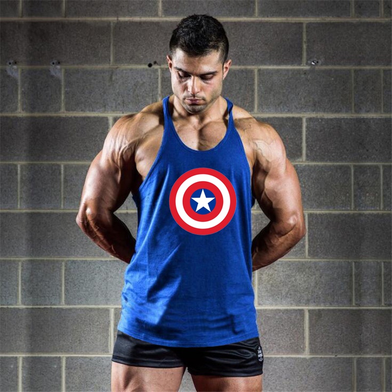 Áo Ba Lỗ Tập Gym Lưng Dây Chữ Y Cho Nam