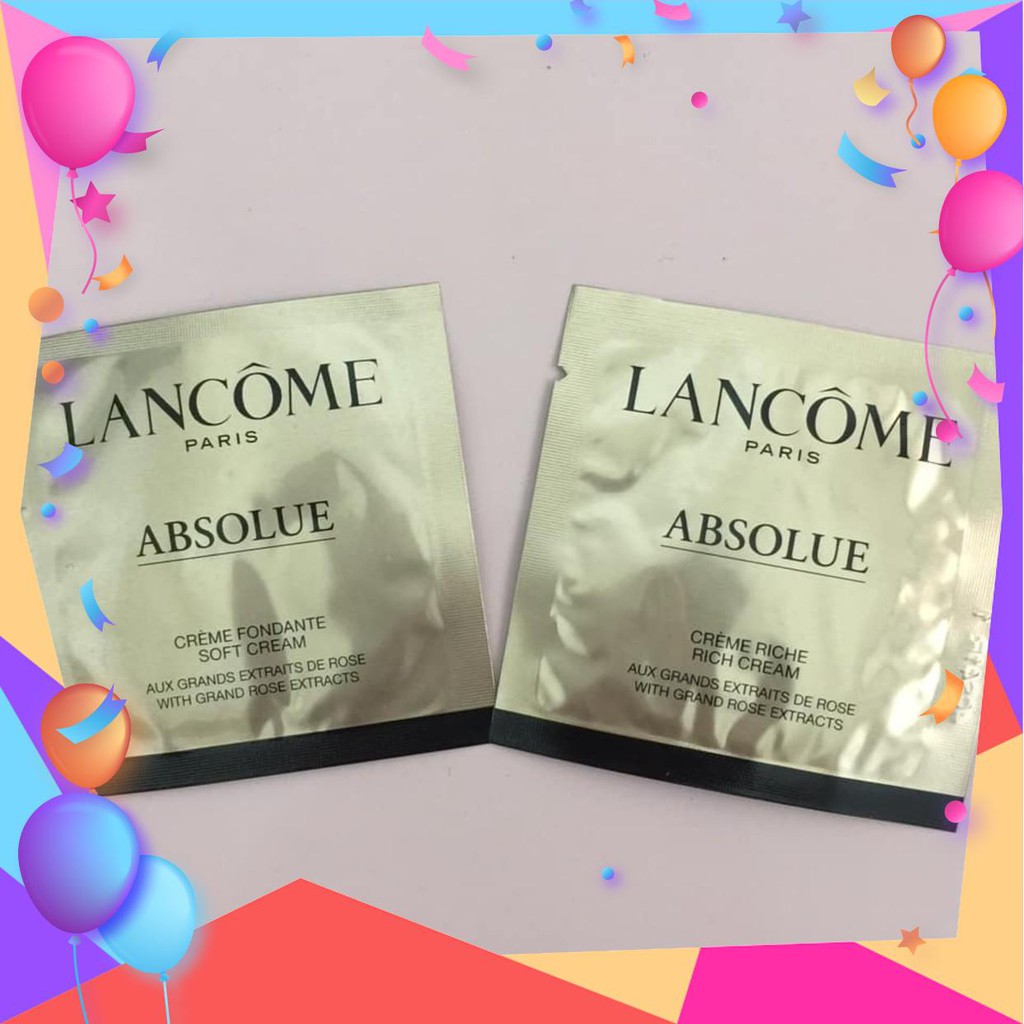 [Auth 100%] Kem dưỡng tái tạo làn da Lancome ABSOLUE SOFT CREAM| RICH CREAM WITH GRAND ROSE EXTRACT