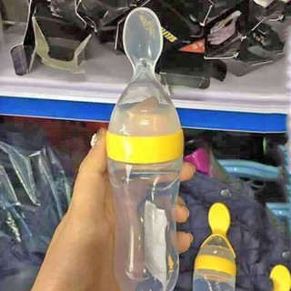Bình thìa silicon ăn dặm cho bé