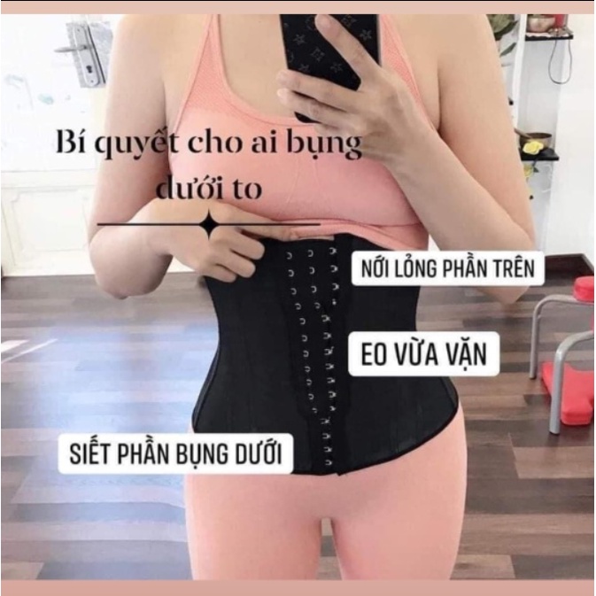 Đai nịt bụng giảm mỡ latex 25 xương. Đảm bảo chất lượng! | BigBuy360 - bigbuy360.vn