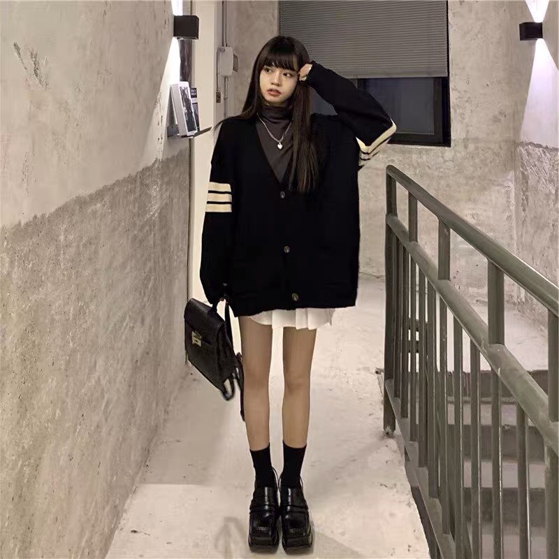 Áo Len Cardigan Phong cách Hàn Quốc kèm ảnh thật