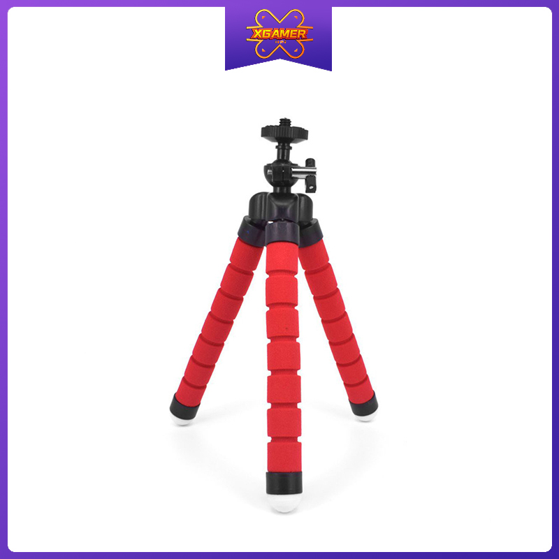 【Free Gift】XGamer New Spider Design Mini Flexible Tripod / Monopod for Cell Phone / Camera Holder with Foam Protection