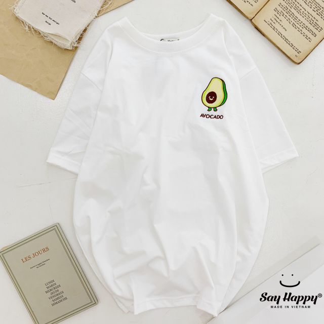 Áo thun quả bơ ulzzang - ẢNH THẬT
