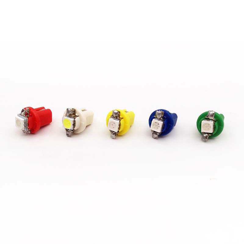 Set 10 đèn LED 1 SMD T5 B8 5D độc đáo dành cho đồng hồ xe hơi
