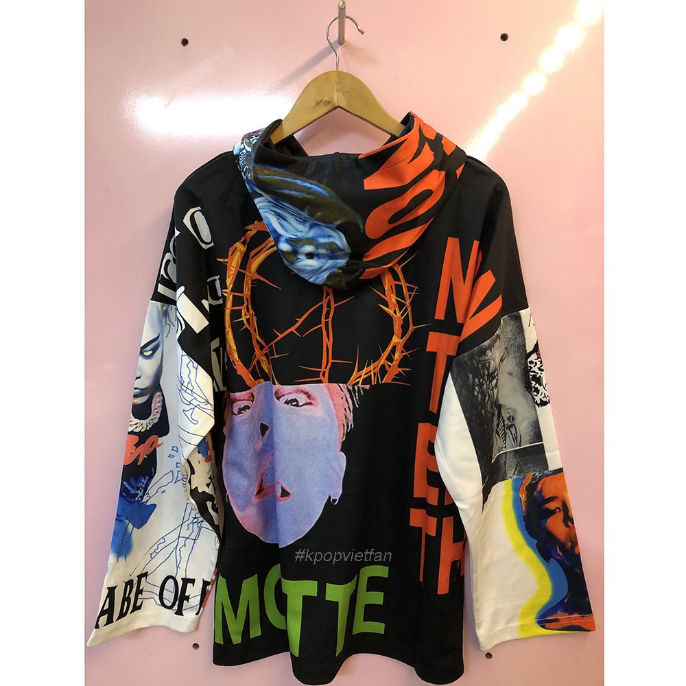 Áo hoodie ACT MOTTE giống GD GDRAGON và DARA