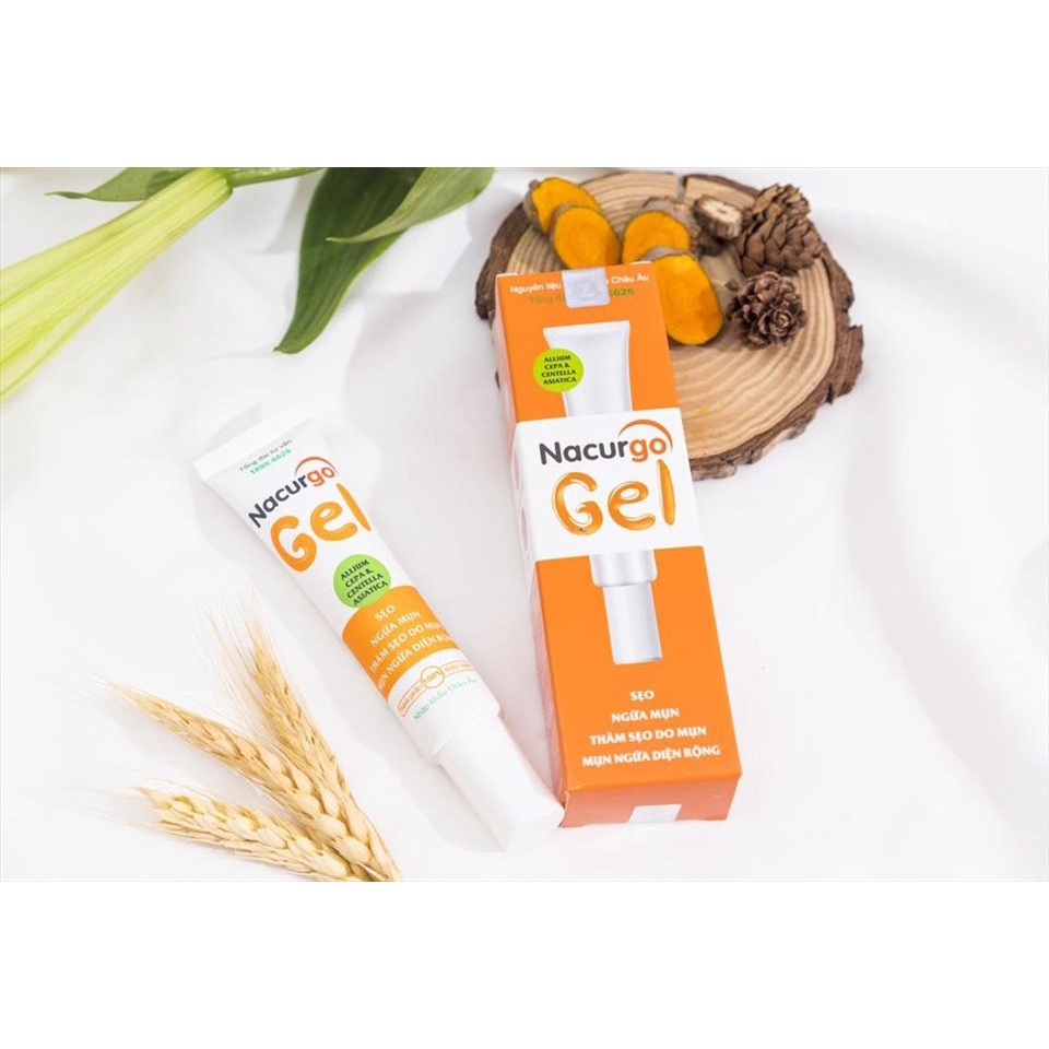 Nacurgo gel 20g - Cho làn da sáng mịn đều màu