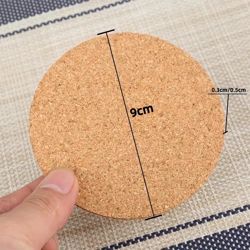 Giá Đỡ Ly Uống Cà Phê/Trà Hình Tròn Bằng Gỗ DIY