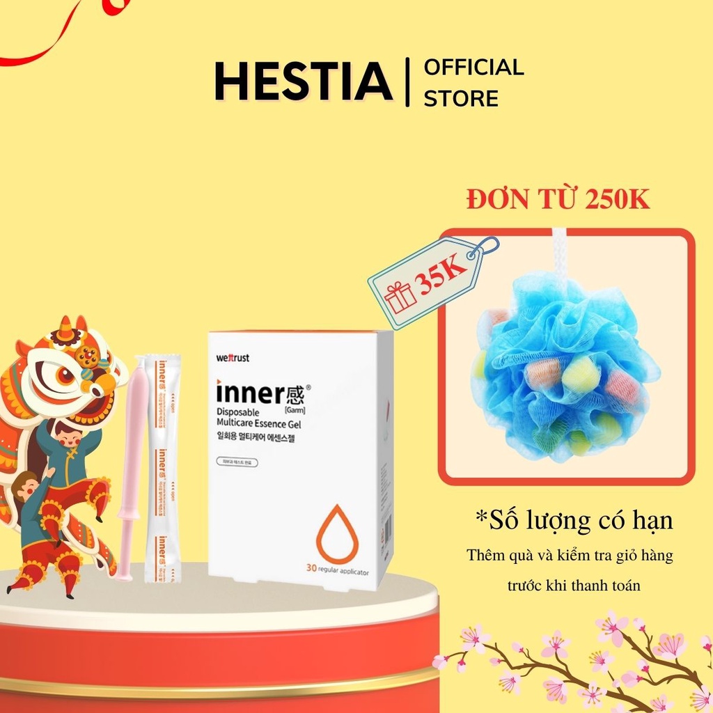 Đũa thần Inner gel vệ sinh phụ nữ Hàn Quốc 1.7g giúp ngăn cản lão hóa, tăng độ ẩm làm hồng cô bé hàng chính hãng Hestia