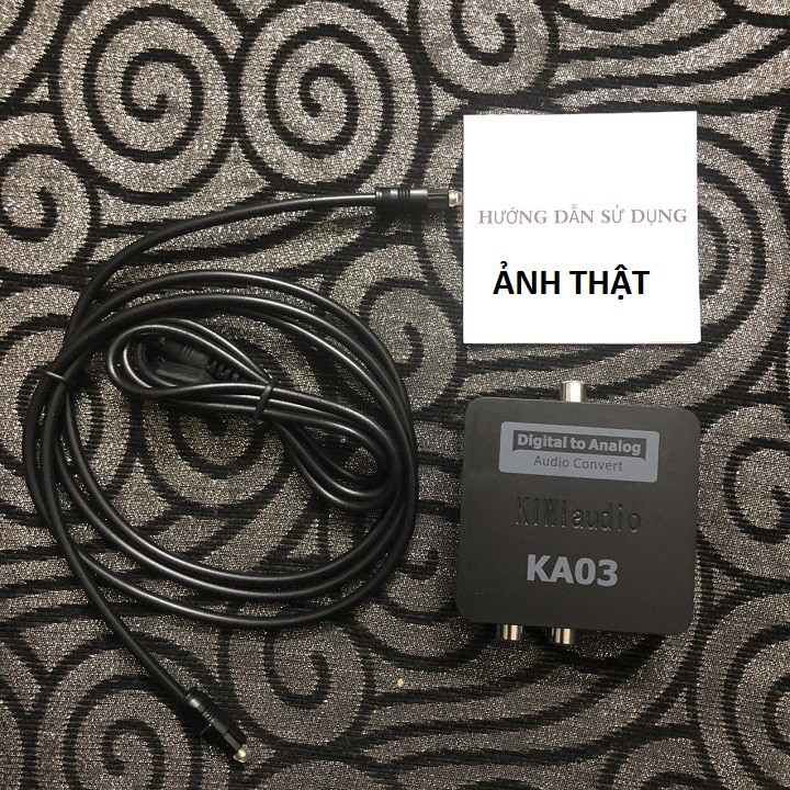 Bộ Chuyển Đổi Tín Hiệu Am Thanh Từ Cổng Optical Tivi Sang AV Chính Hãng KIWI Modenl KA03