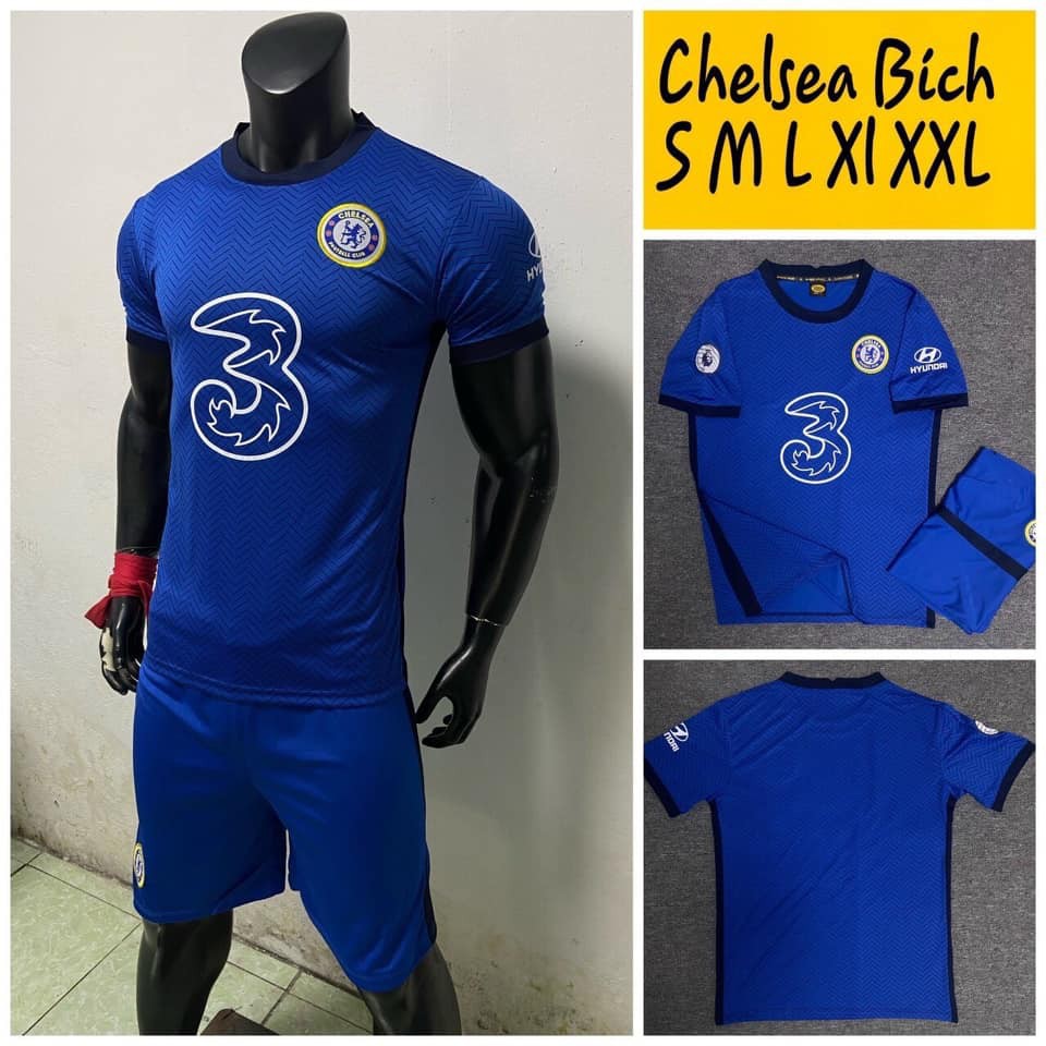 BỘ QUẦN ÁO ĐÁ BANH CLB CHELSEA MỚI NHẤT 2020-2021