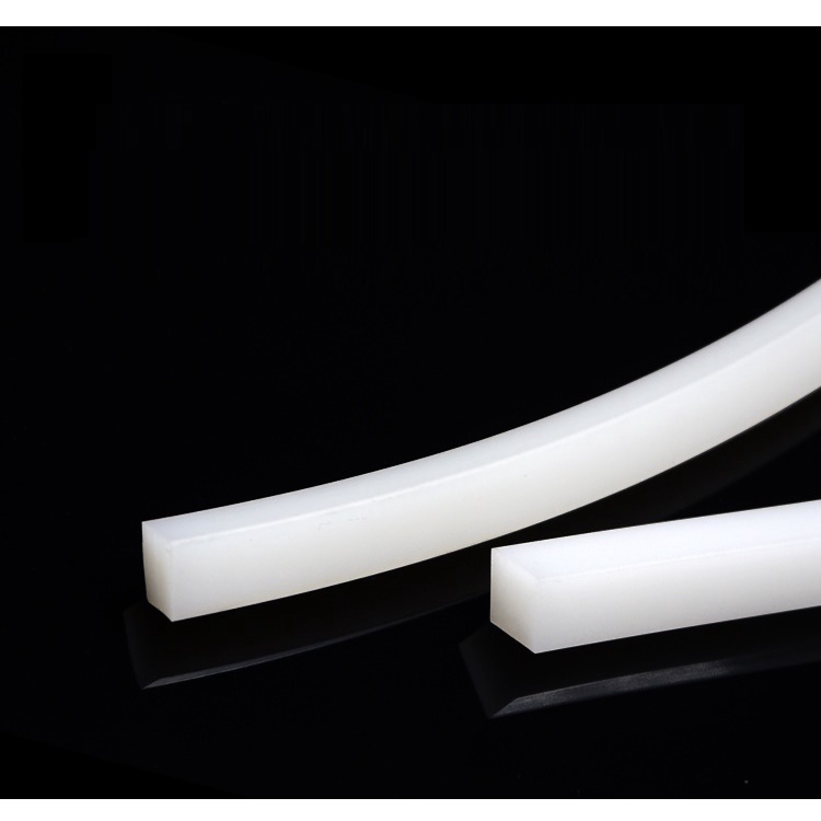 Width 4/5/6/8mm Silicone Square Strip Solid Sealing Strip Silicone Strip High Temperature Resistant Non-Slip Waterproof Cuộn Dây Silicone Chịu Nhiệt Cao Chống Trượt / Thấm Nước Tiện Dụng