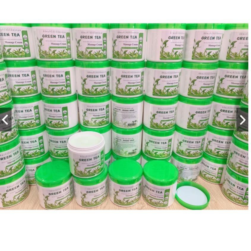 Kem Massage Mặt, Kem Massage Body Trà Xanh Hàn Quố-Green Tea Massage Cream