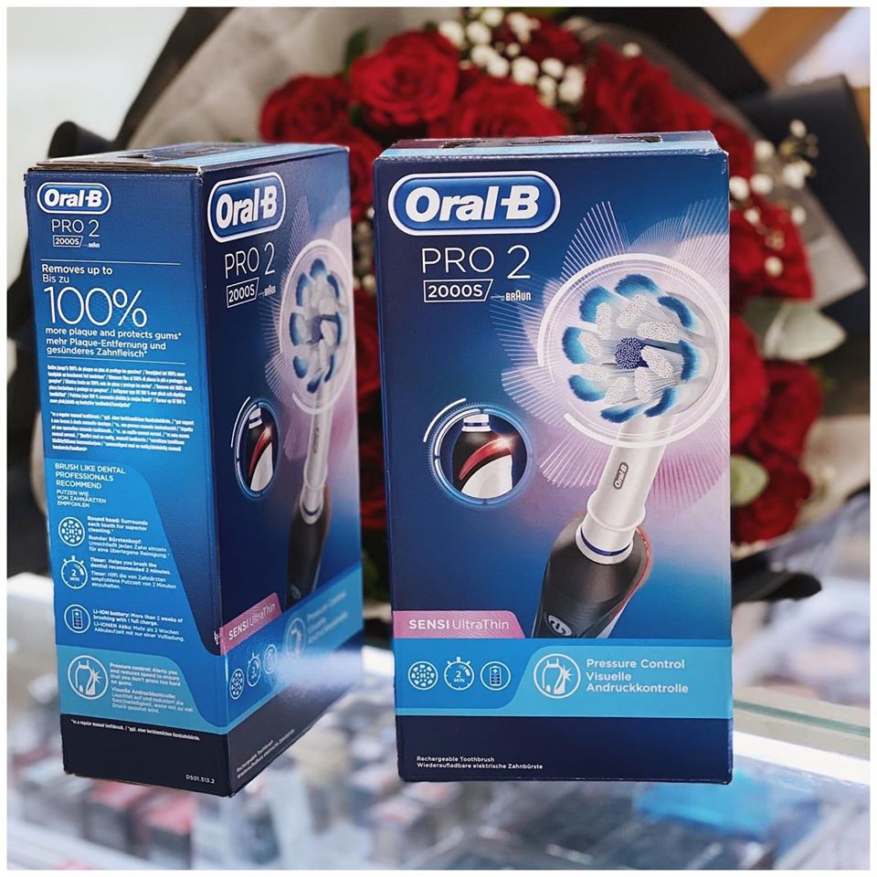 (Made in Germany) Bàn chải điện Oral B Pro2 2000