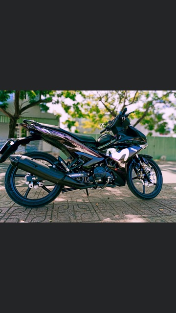 Tem Exciter 150 Movistar Tím Bạc