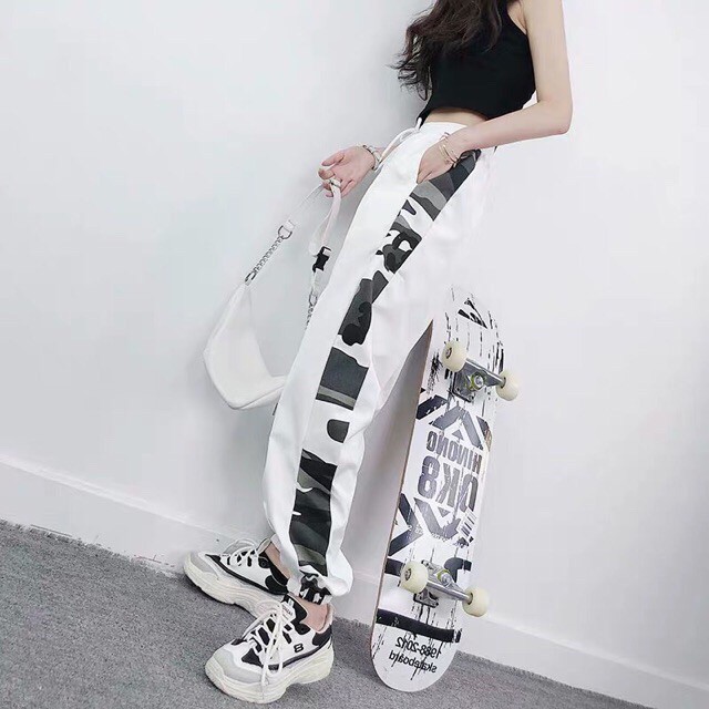 (CÓ SẴN) Quần Jogger Ulzzang Kẻ Camo