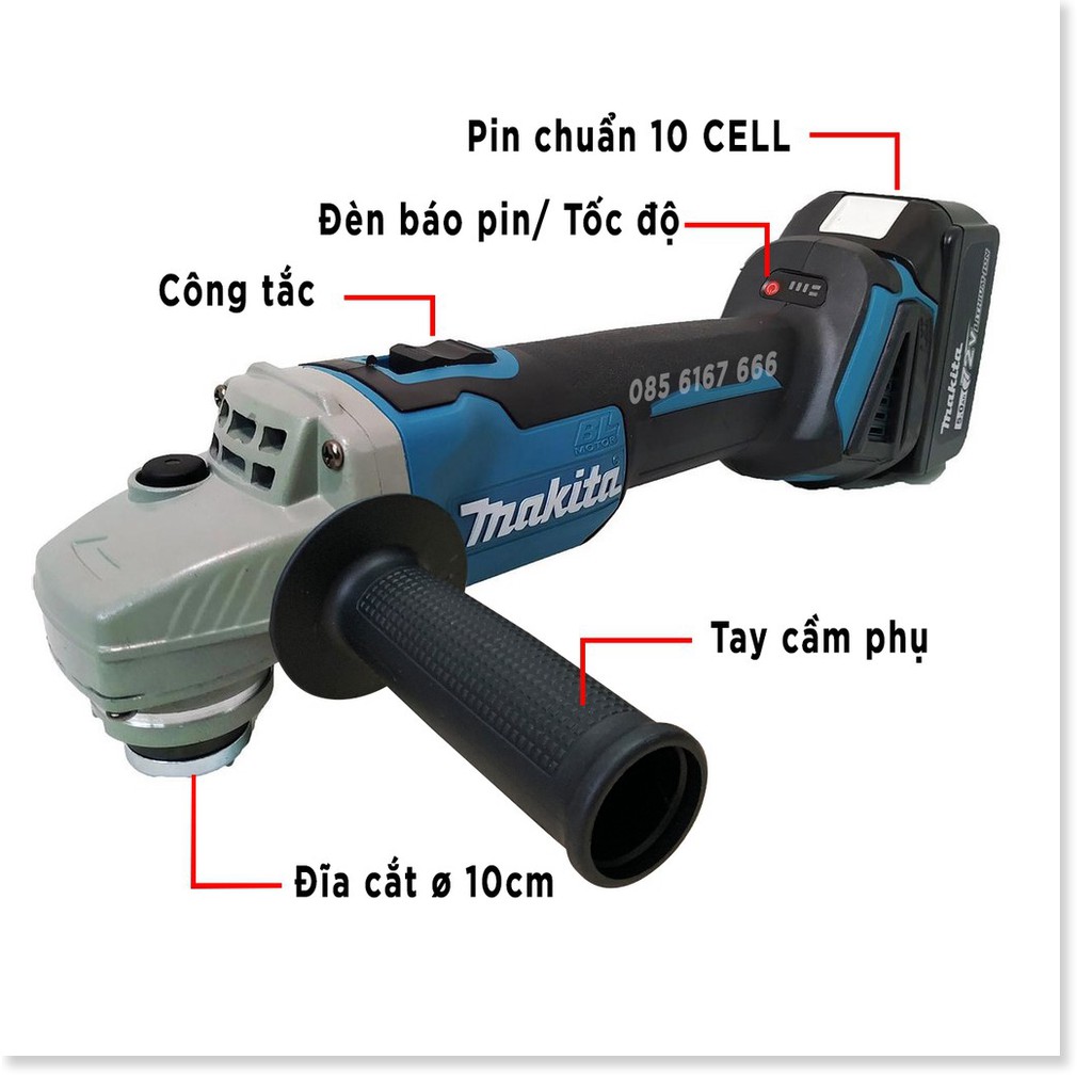 [TẶNG LƯỠI CƯA] Máy Mài Pin Ma kila 118V Tặng Lưỡi Cưa Xích Gắn Máy Mài ChainSaw - Máy Mài Góc, Máy Cắt Cầm Tay, Bào gỗ